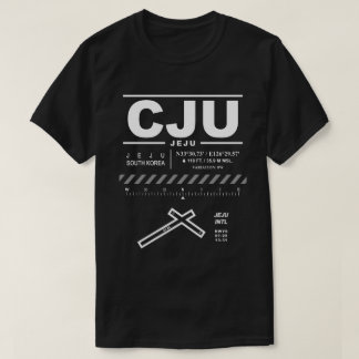済州空港国際的CJU Tシャツ