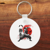 済拳開門八極拳カンフー キーホルダー (正面)