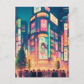 渋谷のネオンドリーム ポストカード (正面)
