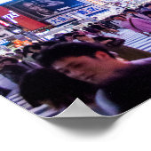 渋谷クロッシングの夜景 ポスター (角)
