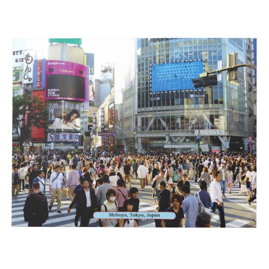 渋谷、東京、日本 ノートパッド (正面)