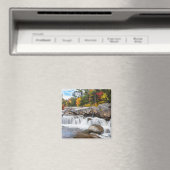 渓流に沿った滝 マグネット (インサイチュ (食洗機))