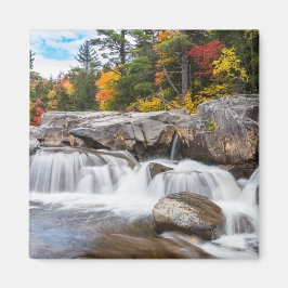 渓流に沿った滝 マグネット