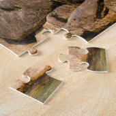 渓流景観を持つ山岳教会 ジグソーパズル (側面)