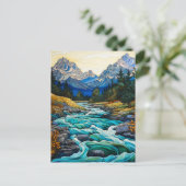 渓流 ポストカード (スタンド正面)