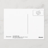 渓流，ラピッド，吉田博，ウッドカット ポストカード (裏面)