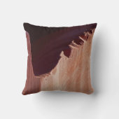 渓谷のクロスカットの正方形の南西抽象芸術の枕 クッション (裏面)