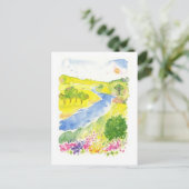 渓谷のストリーム ポストカード (スタンド正面)