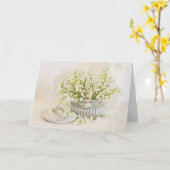 渓谷のリリー カード (黄色い花)