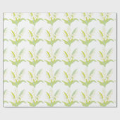 渓谷のリリー ラッピングペーパー (フラット)