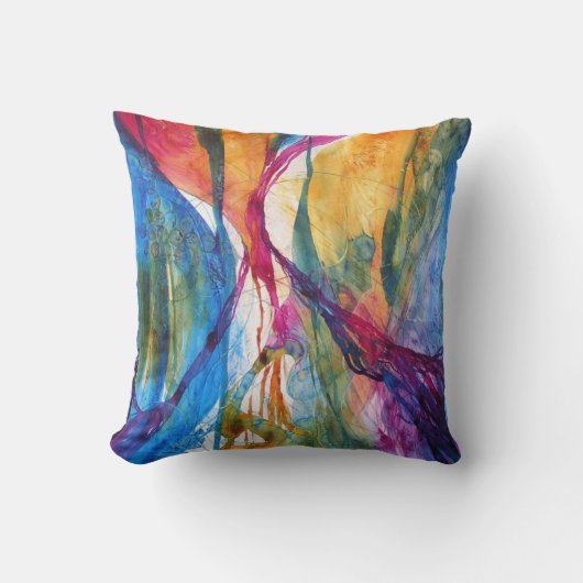 渓谷の日の出 クッション (正面)