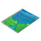 渓谷の水の色のワイルドフラワー ノートブック (左側)