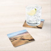 渓谷の渓谷 スクエアペーパーコースター (インサイチュ)