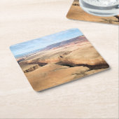 渓谷の渓谷 スクエアペーパーコースター (アングル)