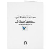 「渓谷の眺め（木）」 (裏面)