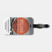 渓谷は|ニュー・ホライズンズの引用文を発見します ラゲッジタグ (裏面横)