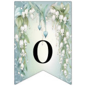 渓谷バンティング国旗の水色のユリ バンティングフラッグ (第2の旗)