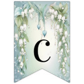 渓谷バンティング国旗の水色のユリ バンティングフラッグ (第1の旗)