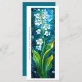 渓谷モザイクブックマークの自分のユリを作成 (正面/裏面)