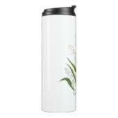 渓谷水色の白ユリ タンブラー (回転左)