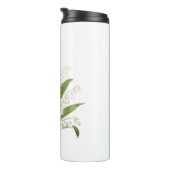 渓谷水色の白ユリ タンブラー (回転右)