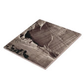 渓谷de Chelle 1873年の古代台なし(a タイル (側面)