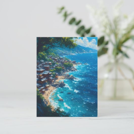 渚の夢「海岸の夢」 ポストカード (スタンド正面)