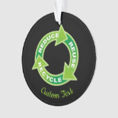 減ら再利用リサイクルオーナメント オーナメント (正面)