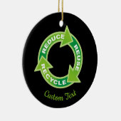 減ら再利用リサイクルセラミックオーナメント セラミックオーナメント (右)