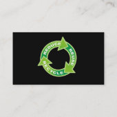 減ら再利用リサイクル名刺 名刺 (裏面)