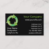 減ら再利用リサイクル名刺 名刺 (正面)