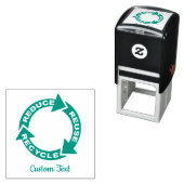 減ら再利用リサイクル自己インク印鑑 セルフインキングスタンプ (インサイチュ)