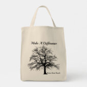 減ら再利用リサイクル買い物袋 トートバッグ (裏面)