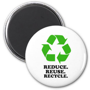 減ら再利用リサイクル – グリーンリビング マグネット
