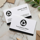 減ら再利用リサイクル – シンボルのリサイクル 名刺