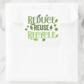 減ら再利用リサイクル スクエアシール (バッグ)