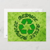 減ら再利用リサイクル ポストカード (正面/裏面)
