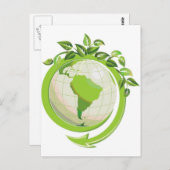 減ら再利用リサイクル ポストカード (正面/裏面)