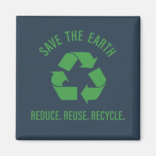 減ら再利用リサイクル マグネット (正面)