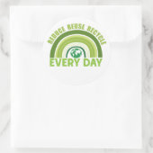 減ら再利用リサイクル ラウンドシール (バッグ)