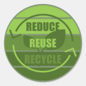 減ら再利用リサイクル ラウンドシール (正面)