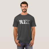 減ら再利用リサイクル Tシャツ (正面フル)