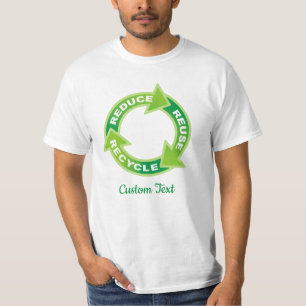 減ら再利用リサイクルTシャツ Tシャツ
