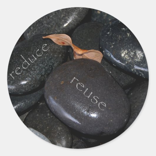 減ら再利用 ラウンドシール (正面)