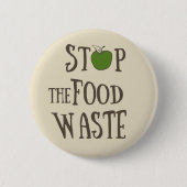 減ら廃棄物リサイクル環境にやさし 缶バッジ (正面)