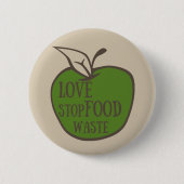 減ら廃棄物リサイクル環境にやさし 缶バッジ (正面)