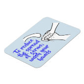 減ら菌を広げ、手を洗う マグネット (左側)