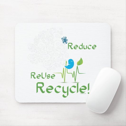 減ら鳥 マウスパッド (マウス)