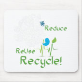 減ら鳥 マウスパッド (正面)