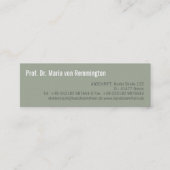 減ら スキニー名刺 (正面)